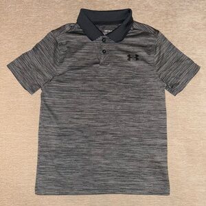 Kids Gray Under Armour Polo - Size Youth Small
